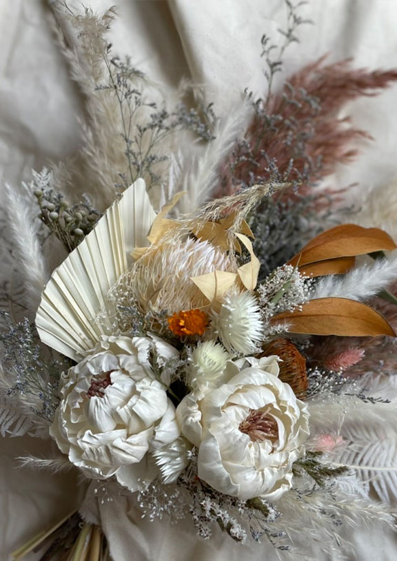 スリフトのブライダルオーダー制作ブーケ