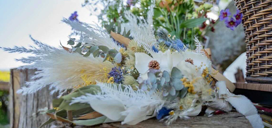 スリフトのブライダルオーダー制作ブーケ