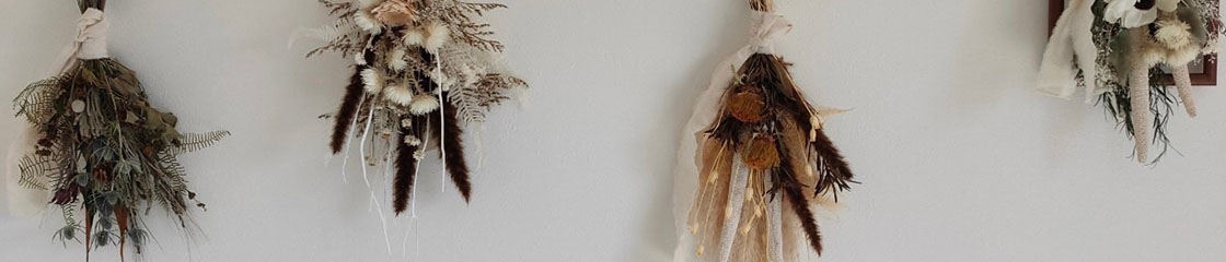 スリフトのディスプレイドライフラワースワッグ