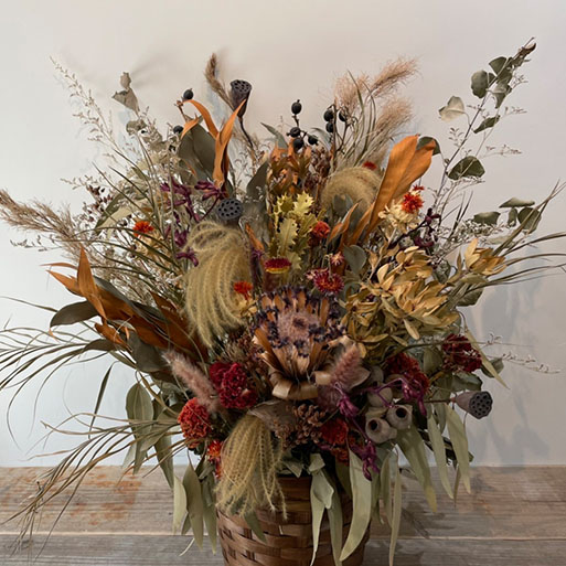 スリフトのディスプレイドライフラワーアレンジメント船橋