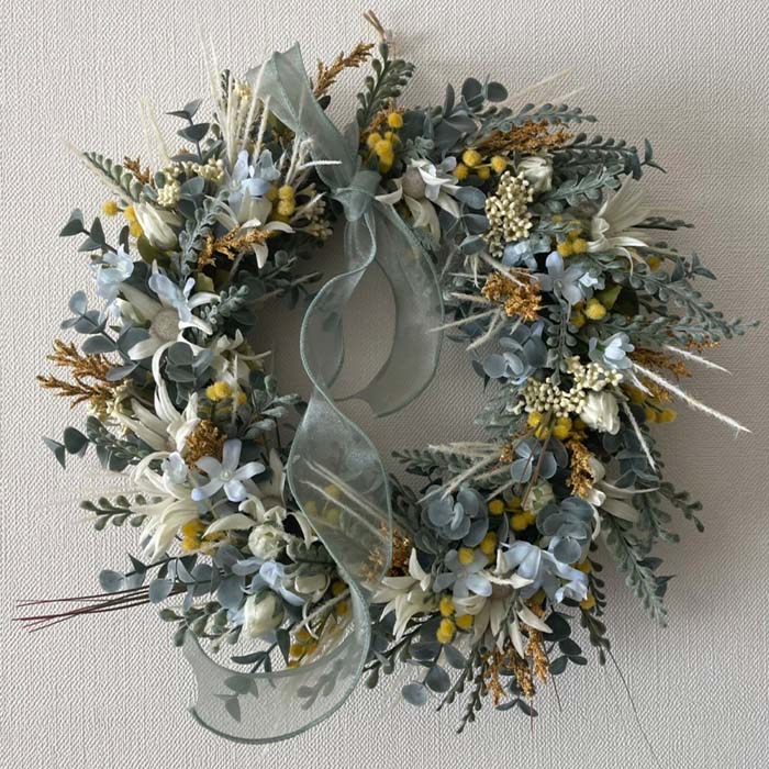 スリフトアーティフィシャルフラワー(造花)リース